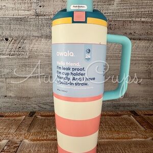 ❌VALENTINES DAY GIFT❌ Owala Cabana Breeze Birthday Bash 40 Oz Tumbler Pink+